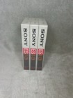 Blank Vhs Tape Sony Es T-120 Factory Sealed Pack Of 3