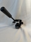Bogen Manfrotto 3130 Micro Fluid Video Tripod Head W  Handle Pan Tilt Made Italy