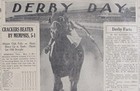 Vintage 1933 Kentucky Derby - Horse Racing Newspaper