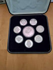 Rare  Casa De Moneda De Mexico  999 Silver Proof  8 Coin Set Us Marine 1775 9toz
