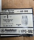 Appleton V-51 Series Fixture Globe  Vpg-1re  Red
