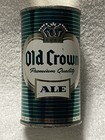 Old Crown Ale Flat Top Beer Can Centlivre Brewing Fort Wayne Indiana Usbc 105-10