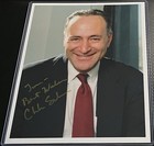 Senator Chuck Schumer D-new York Signed 8x10 Autograph W  Coa  Top Loader