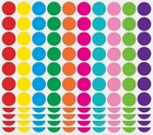 1050 Pcs Color Coding Labels Circle Dot Stickers 10 Color Style Colorful Codi   
