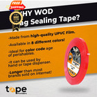 Wod Dark Blue Produce Poly Bag Sealing Tape  3 8 Inch - Single 