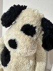 Jellycat Medium Bashful Black   White Puppy Dog 12  Plush Stuffed Animal Toy
