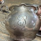 Barbour Silver Co  Sterling Silver 925 Sugar Bowl 96 Grams Monogram B