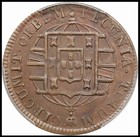 1821-r Brazil 20 Reis Xx Pcgs Ms62bn Cross On Crown Richard August Km-316 1