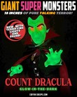 Giant Talking Glowing Dracula Horror Coffin Creeps Doll