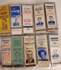 Astounding Collection Of 180 Political Matchbook 1930s To 1960s