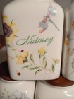 Butterfly Meadow Baking Spice Jars  Set Of 4  By Lenox