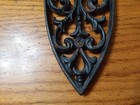 Wilton Cast Iron Trivet Shaped Footed 9x4 Vintage