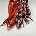 Lot Of 5 Orange   Orange Blue White Nylon Lacrosse Shooting String Laces 30   -33   