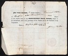 1847 Boston  Ma Northern Railroad Stock Certificate No  1950 For 5 Shares
