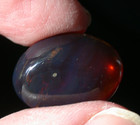 Water Bubble Enhydro With Sediment In Blue Burmese Amber Fossil Dinosaur Age