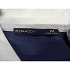 B Draddy   Ridgewood Cc Logo Pullover Sweatshirt Blue 1 4  Zip Sz Medium  d11 