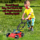 Kids Leaf Blower  Toy Chainsaw  And Lawn Mower Set   Realistic Toddler Landscapi