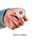 Medical Alert Allergy Badge Emergency Awareness Pin For Lanyard  Bag Or Clothing