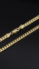 14k Real Solid Yellow Gold 2 6mm 4mm Miami Cuban Chain Italian Necklace 16 -24 