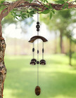 91954 Asian Bell Chimes Wood And Metal Wind-bells Wind Chime For Patios Porches