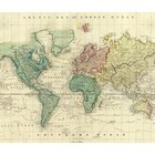 Cafepress Vintage Map Of The World  1823  Mousepad   1677832493 