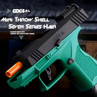 Toy Gun Glock Cap Gun 100 Bullets  12 Shells  And 2 Magazines 