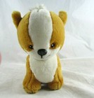 Neopets 2002 Doglefox Petpet Plush Limited Edition 7  Toy Gold White