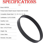 Replacement Belts For Bissell Powerforce Helix   Cleanview  2031093  P n3031120 