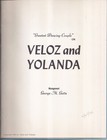 Veloz And Yolanda Greatest Dancing Couple Souvenir Program 4-25-1946 Pet Rescue