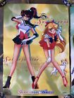 2 Rare Vintage Sailor Moon World Posters Collectible Set Anime Outer Senshi Mars