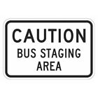 Lyle T1-1335-hi_18x12 Bus Staging Area Parking Sign 12  X 18  T1-1335-hi_18x12
