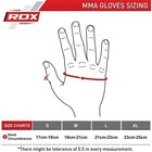 Rdx Leather Mma Gloves     Golden Sparring Mitts For Boxing  Muay Thai   Grappling