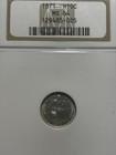 1871-p Seated Liberty Silver Half Dime H10c Ngc Ms 64 Type 5  Legend Obverse