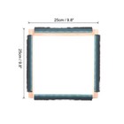 9 8  X 9 8  Beech Wood Square Punch Needle Frame  Khaki