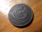 1854 Canada Half Penney Bank Token Nice Cond