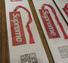  4  Supreme David Howell   Co  Metal Bookmark Red Fw24 Supreme New York 2024 Lot