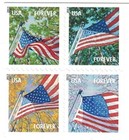 100 Multicolor Forever Stamps A Flag For All Seasons Usps Self Adhesive