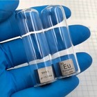 Eu Pure Europium Metal Cube Block Sample Science Chemistry Element Collection