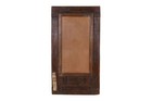 Large Antique Indian Jharoka Bari Teak Window Mirror