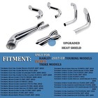 Sharkroad Noticeable Increase 2 Into 1 Exhaust For Harley Touring 2017-up Model