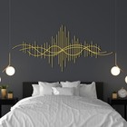 Modern Luxury Style Metal Wall Art  Abstract Line Art  Geometric Wall Decor