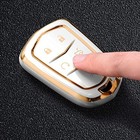  Key Fob Cover For Cadillac  Key Fob Case For 2015-2019 Cadillac Escalade Cts 