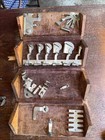 Singer Sewing Oak Puzzle Box   Attachments  C1889 Antique   Attachments   Needle