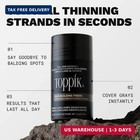 Toppik Hair Building Fibers Fine Thin Hair Concealer Keratin Fiber Natural Look