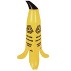 Impact B1001 11 X 11 15 X 23 25 Banana Wet Floor Cones - Yellow brown black New