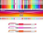 Gel Pens For Adult Coloring Books  32 Colors Gel Marker Set Colored Pen   Crafts
