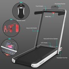 Superfit 2 25hp Folding Jogging Machine Treadmill W  Speaker   White