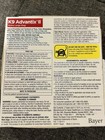 Bayer K9 Advantix Ii Extra Large Dogs Over 55lbs Flea   Tick Treatment  2 Doses