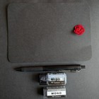 Black Japanese Gift Set Mini Compact Stationery Minimal Style Cute Pen Eraser