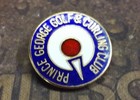 Prince George Golf   Curling Club Vintage Pin Badge